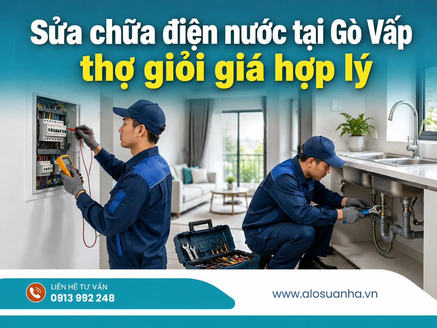 Ảnh minh họa bài viết: Sửa chữa điện nước tại gò vấp thợ giỏi giá hợp lý